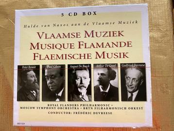 Coffret de 5 CD de musique flamande 