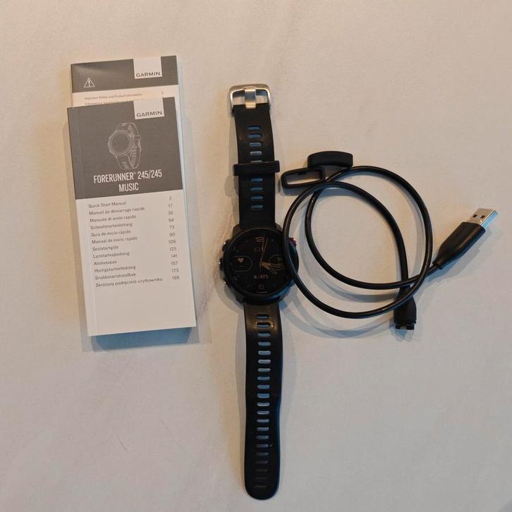 Garmin Forerunner 245 music, Handtassen en Accessoires, Sporthorloges, Gebruikt, Ophalen