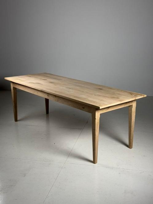 Franse eettafel eiken landelijk 240cm, Antiek en Kunst, Antiek | Meubels | Tafels, Ophalen