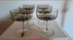 6 verres à liqueur vintage Driburg - air verre fumé, Enlèvement ou Envoi