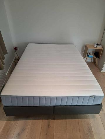 IKEA Mattress 140*200 cm, medium firm/light blue beschikbaar voor biedingen