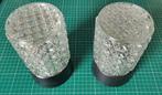 2X Mid Century Plafondlamp met Bakelieten Niko Armaturen, Ophalen of Verzenden, Gebruikt, Glas, Plafondspot of Wandspot