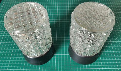 2X Mid Century Plafondlamp met Bakelieten Niko Armaturen, Huis en Inrichting, Lampen | Spots, Gebruikt, Plafondspot of Wandspot