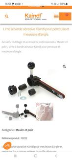 Lime à bande à placer sur une disqueuse., Doe-het-zelf en Bouw, Gereedschap | Slijpmachines, Ophalen of Verzenden, Zo goed als nieuw