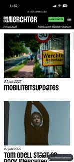 2 combi Rock Werchter, Tickets en Kaartjes, Twee personen, Meerdaags
