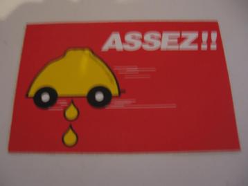 Genoeg!! sticker beschikbaar voor biedingen