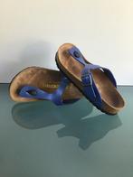 Gratis Verzenden | Birkenstock Gizeh blauwe slippers 37, Slippers, Zo goed als nieuw, Birkenstock, Verzenden