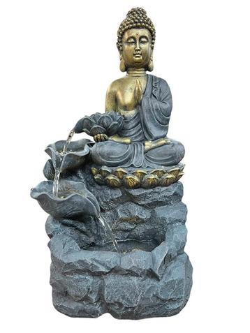 Buddha fontein 55cm met verlichting beschikbaar voor biedingen