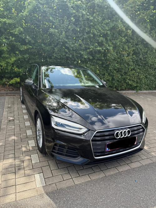 Te koop: Audi A5 Sportback 40 TFSI, Auto's, Audi, Particulier, A5, Benzine, Euro 6, 5 deurs, Automaat, Zwart, Zwart, Stof, Ophalen