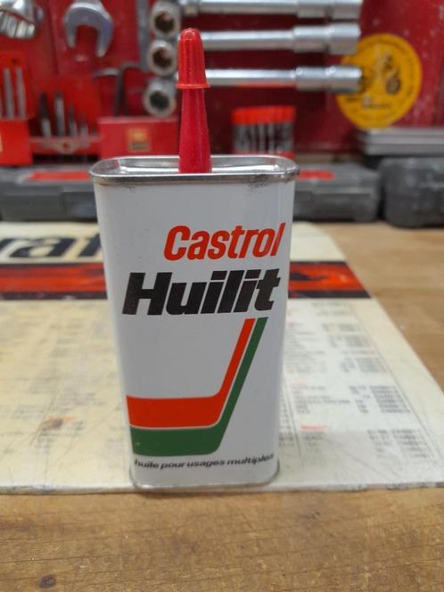 Oude nieuwe volle oliekan Castrol Huilit, Antiek en Kunst, Antiek | Gereedschap en Instrumenten, Verzenden