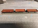 Marklin platte wagonen, Hobby en Vrije tijd, Modeltreinen | H0, Wisselstroom, Gebruikt, Wagon, Ophalen of Verzenden