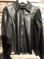 Sur chemise noir Zara T 40  cuir synthétique belle qualité, Comme neuf, Zara, Noir, Taille 38/40 (M)