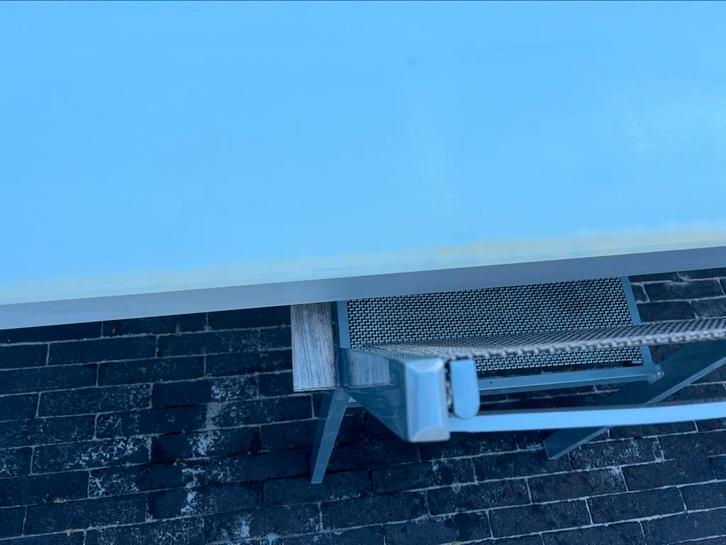 Bristol witte tuintafel + 6 Wicker stoelen, Tuin en Terras, Tuintafels, Gebruikt, Wicker, Ophalen