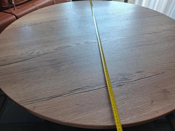 Table ronde avec 6 sièges, Maison & Meubles, Tables | Tables à manger, Comme neuf, 100 à 150 cm, 100 à 150 cm, Quatre personnes