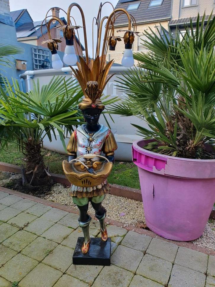 Statue en bois, Maison & Meubles, Lampes | Abat-jour, Enlèvement