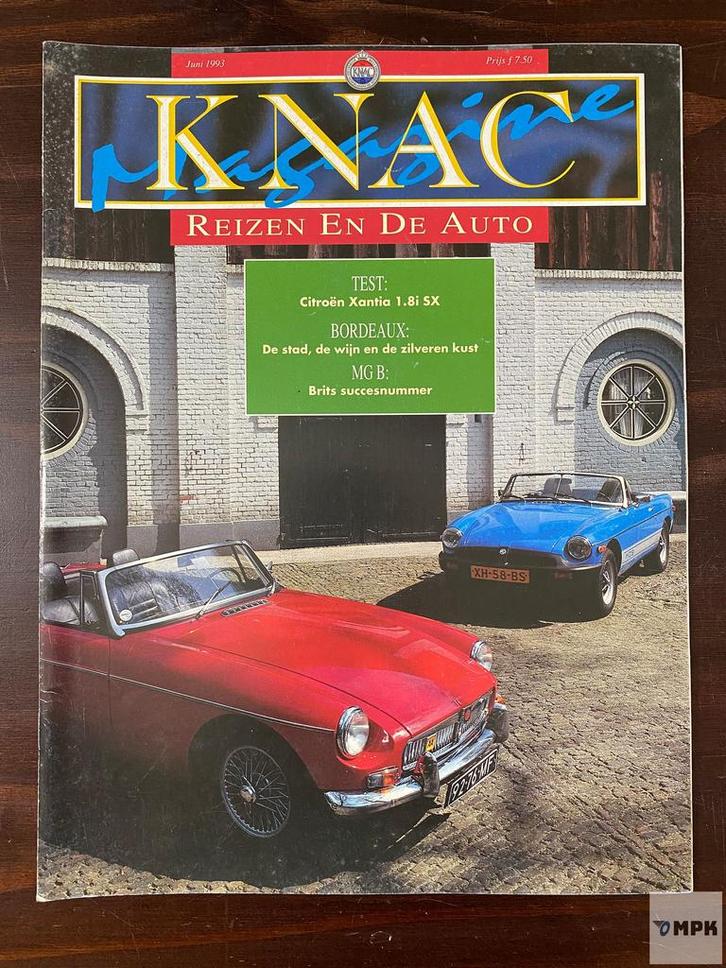 Magazine KNAC Reizen En De Auto 1993 Juni Nederlands, Boeken, Auto's | Folders en Tijdschriften, Gelezen, Ophalen of Verzenden
