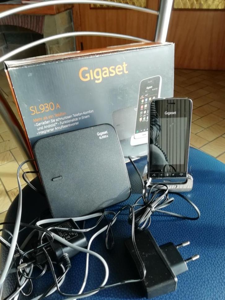 GIGASET SL930A draadloze telefoon + accessoires., Telecommunicatie, Mobiele telefoons | Apple iPhone, Gebruikt, Ophalen