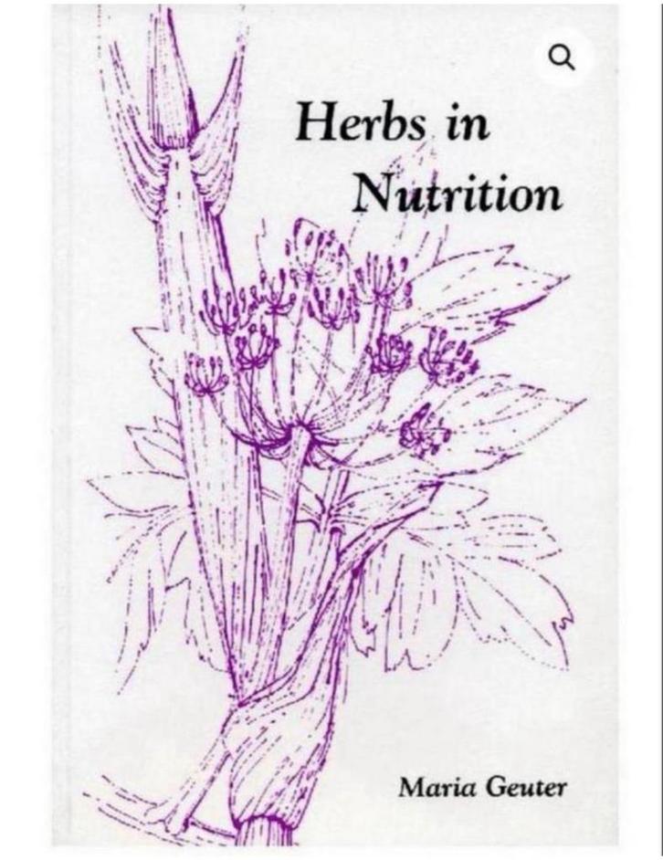 Maria Geuter Herbs in Nutrition Tuin-kruiden boekje original, Boeken, Gezondheid, Dieet en Voeding, Zo goed als nieuw, Kruiden en Alternatief