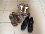 Geox en Birkenstocks, Zwart, Ophalen of Verzenden, Zo goed als nieuw, Slippers