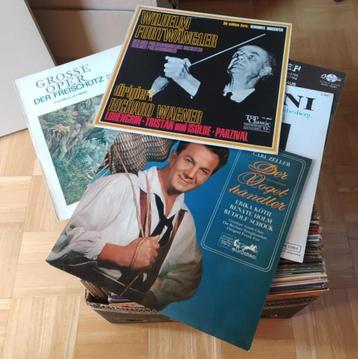 bananendoos vol LP's ( klassiek opera operette zigeuner ) beschikbaar voor biedingen