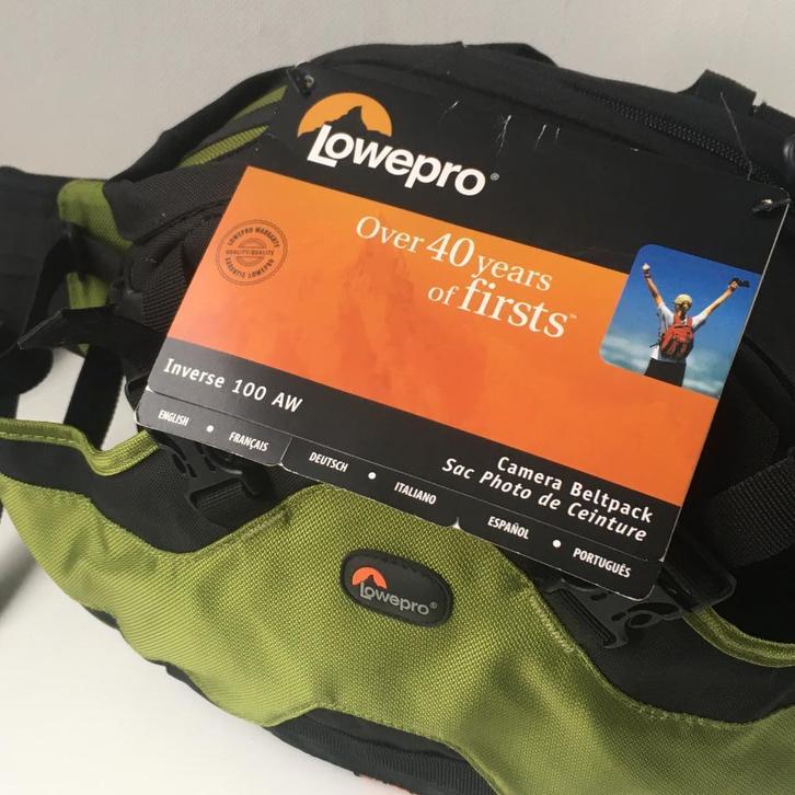 NIEUW Lowepro Inverse 100 AW, Audio, Tv en Foto, Foto | Cameratassen, Nieuw, Heuptas, Lowepro, Ophalen of Verzenden