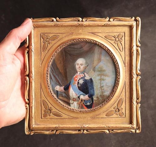 18e eeuws portret Lodewijk XV, Antiek en Kunst, Kunst | Schilderijen | Klassiek, Ophalen of Verzenden