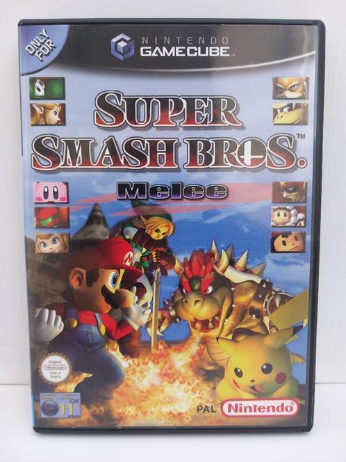 Super Smash Bros. Melee (GameCube), Consoles de jeu & Jeux vidéo, Jeux | Nintendo GameCube, Utilisé, Combat, 3 joueurs ou plus