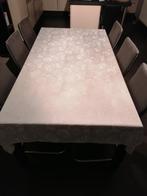 Table à manger extensible avec 6 chaises, Maison & Meubles, Tables | Tables à manger, Rectangulaire, 50 à 100 cm, Enlèvement, Utilisé