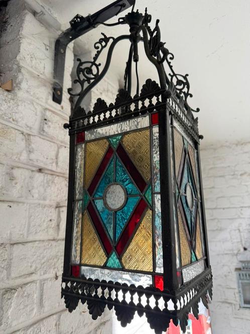 Grande lampe de style victorienne, Antiek en Kunst, Antiek | Verlichting, Ophalen