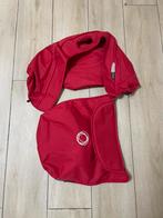 Bugaboo donkey 1,2,3 bekleding zonnekap rood, B, Ophalen of Verzenden, Zo goed als nieuw, Verstelbare rugleuning
