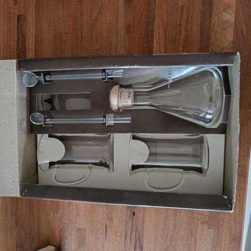 Vintage Grog Set van Randwyck – Compleet in originele doos, Huis en Inrichting, Keuken | Bestek, Zo goed als nieuw, Ophalen