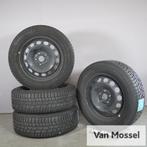 Stalen Wielenset Continental 205/60/R16 96H, Auto-onderdelen, Banden en Velgen, Gebruikt, 16 inch, Banden en Velgen, Personenwagen