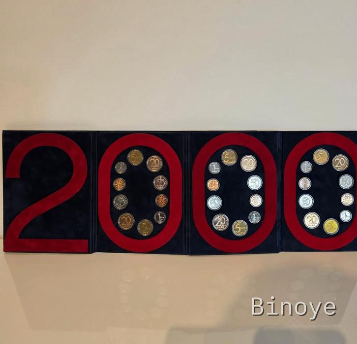Belgium Millenium 1999—2001 — Proefdoos — 30 stuks — T, Postzegels en Munten, Munten | België, Ophalen of Verzenden