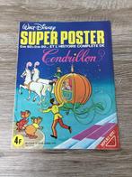 Disney - super poster Cendrillon + stripverhaal, Collections, Enlèvement ou Envoi, Cendrillon ou Belle