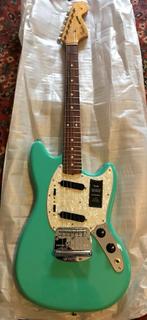 Fender Mustang Vintera 60 PF - Sea Foam Green, Muziek en Instrumenten, Ophalen of Verzenden, Nieuw, Solid body, Fender