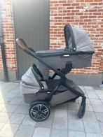 Tweeling kinderwage NUNA Demi Grow Oxford + ISOFIX autostoel, Overige merken, Kinderwagen, Met autostoeltje, Zo goed als nieuw