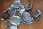 Lot Inox schotels, Huis en Inrichting, Ophalen of Verzenden, Zo goed als nieuw, Inox