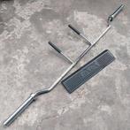 Olympische safety squat barbell 220cm 20kg + Atx squat blok, Ophalen, Gebruikt, Benen, Halterstangen