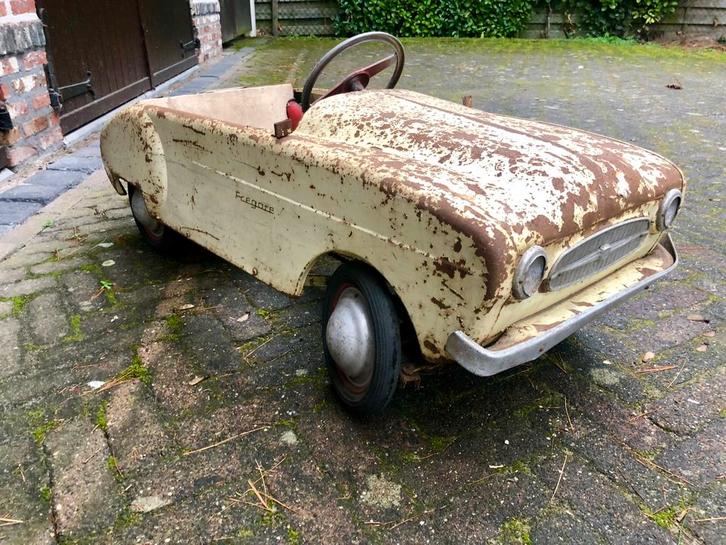 1950s Franse Trapauto Devillaine - Renault Frégate, Antiek en Kunst, Antiek | Speelgoed, Ophalen