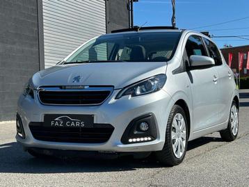 Peugeot 108 1.0 VTi * 1ER PROP + CAMERA + T.OUVRANT + GARANT, Autos, Argent ou Gris, 998 cm³, Euro 6, Entreprise