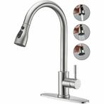 Overige Stock van Design XL Keukenkraan  Uittrekbaar, Doe-het-zelf en Bouw, Ophalen of Verzenden, Nieuw, Chroom, Kraan