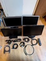 Lot 4 écrans pc : Samsung Philips Packard Bell, Computers en Software, Monitoren, Ophalen of Verzenden, Zo goed als nieuw, VGA