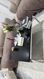 moderne eettafelset met bijzettafel en 6 stijlvolle stoelen, Huis en Inrichting, Tafels | Salontafels, Ophalen, Zo goed als nieuw