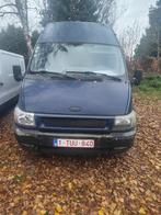 Ford Transit Euro3 benzine achterkleplift, Auto's, Bestelwagens en Lichte vracht, Voorwielaandrijving, Stof, Beige, Blauw