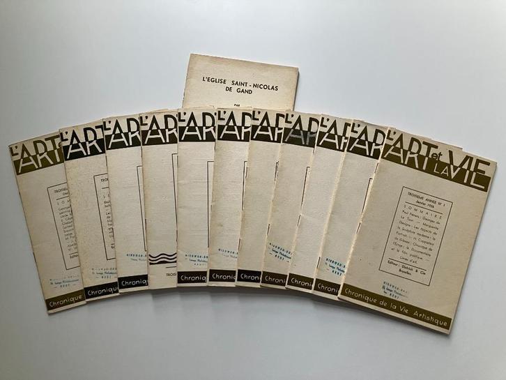 L'Art et la Vie, chronique mensuelle de la vie artistique, Boeken, Tijdschriften en Kranten, Ophalen