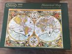 Puzzel Falcon 3000 stukjes Historical map, Verzenden, Meer dan 1500 stukjes, Gebruikt, Legpuzzel