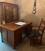 Eiken bureau, kast en stoel, Ophalen