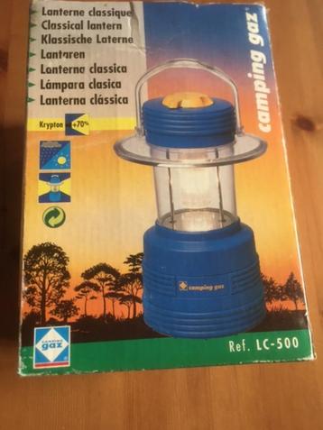 Lantaarn Camping Gaz nieuw op baterijen  beschikbaar voor biedingen