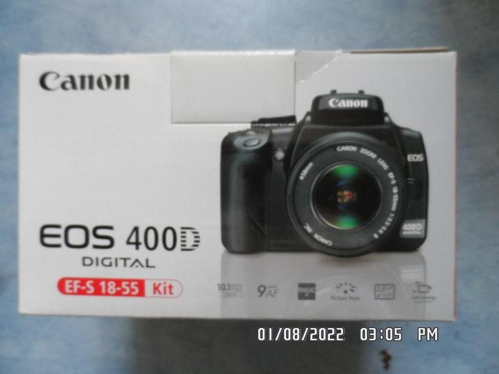 Canon EOS 400D met 3  lenzen en tas, Audio, Tv en Foto, Fotocamera's Digitaal, Gebruikt, Spiegelreflex, Canon, 4 t/m 7 keer, Ophalen of Verzenden