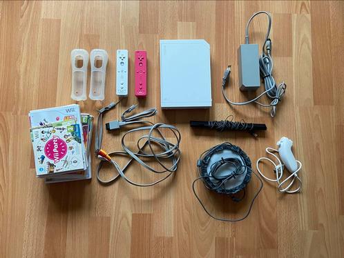 Nintendo Wii compleet + controlers + spelletjes, Consoles de jeu & Jeux vidéo, Consoles de jeu | Nintendo Wii, Utilisé, Avec 3 manettes ou plus